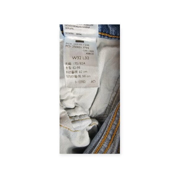 🛍️ Levi's 510 Skinny Jeans - Men's W32 L28 - Light Wash Water<Less (ALTERED) - Picture 10 of 10